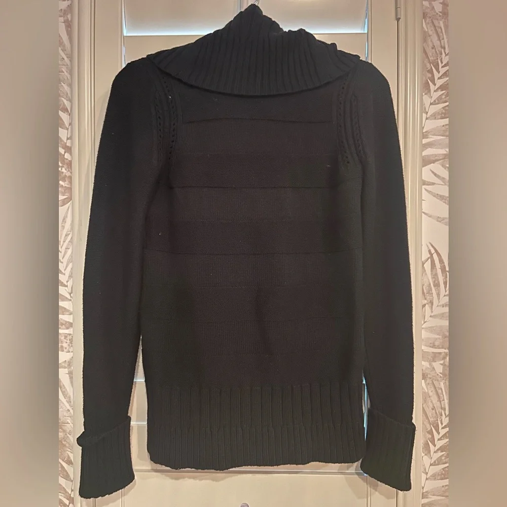 DKNY Vintage Striped Cowl Neck Sweater Size S
